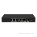 PoE Switch with Gigabit Uplink and SFP Ports